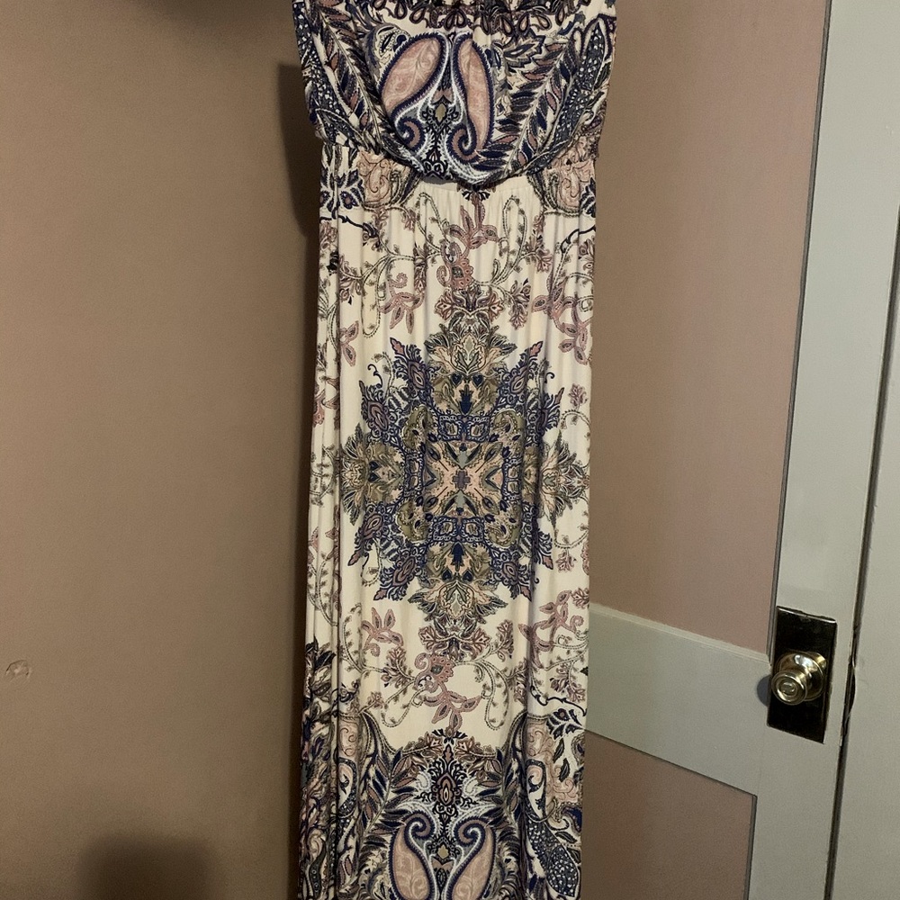 Strapless dress
